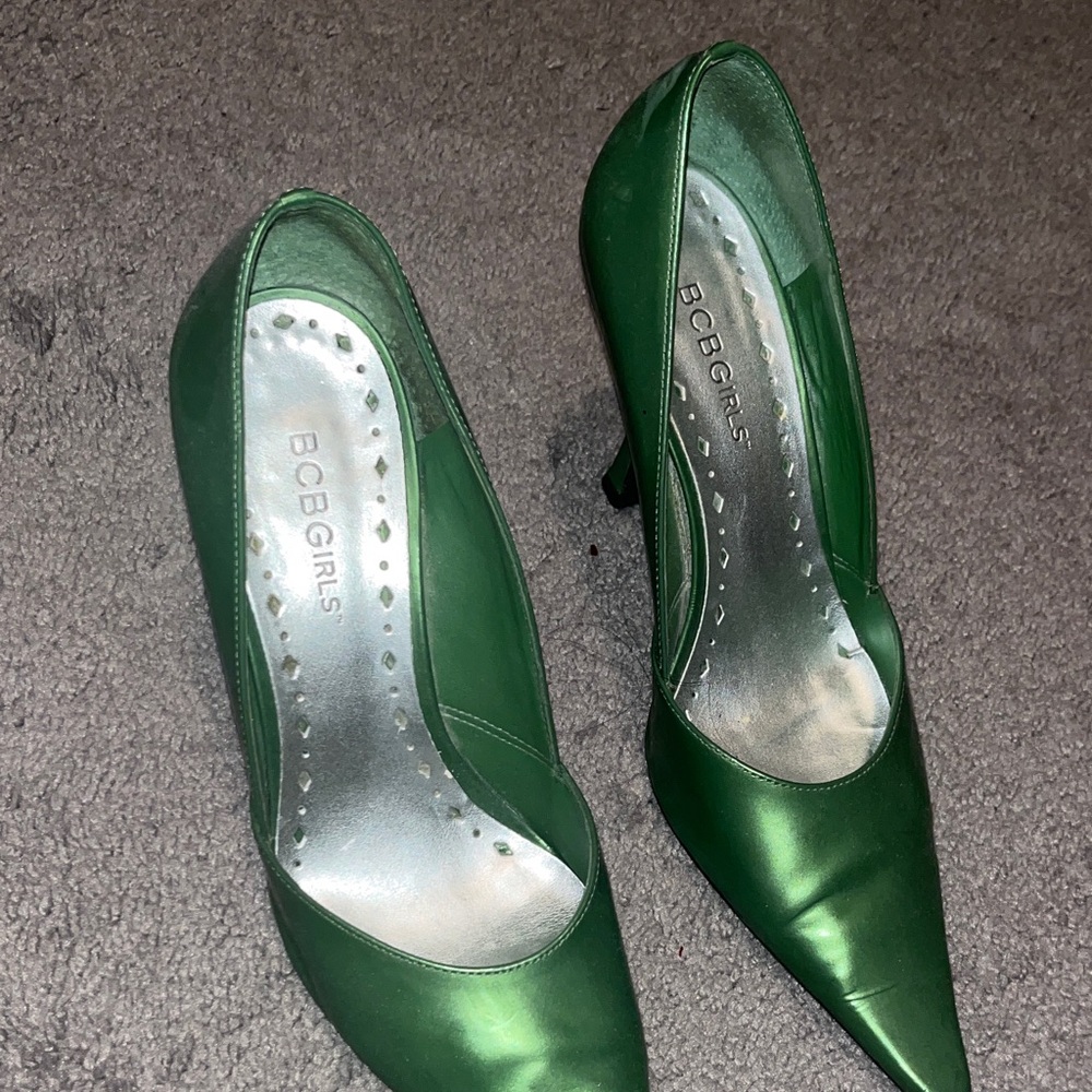 BCBGirls Green Heels